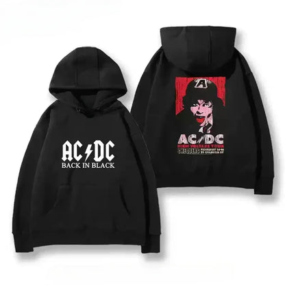 2025 Popular New Style Hooded Hoodie for Men and Women Metal Rock Retro Printed Tops Sell Well Internationally