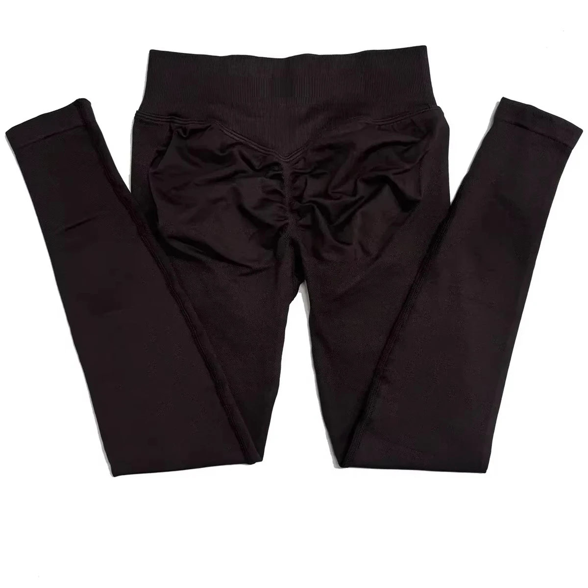 No Logo Scrunch Bum Gym Legging for Women Low Waistband Seamless Yoga Legging Workout Yoga Pants Push Up Sports Tights