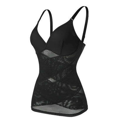 Body Shaper for Women Tummy Control Shapewear Compression Tanks Cami Tops V-Neck Camisoles Seamless See Through Waist Shaper