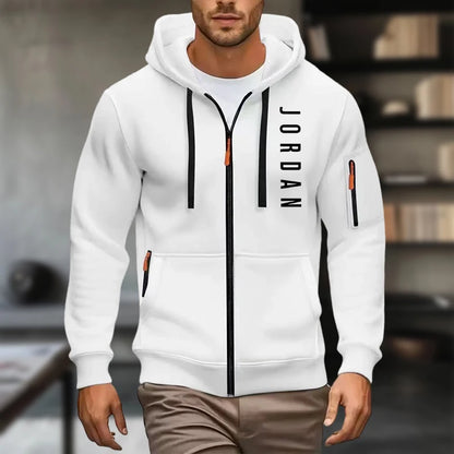 2025 New men's hooded sweatshirt, sweatshirt, zipper hooded jacket, men's cotton pullover hooded sweatshirt, men's use