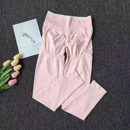 Peach Butt Yoga Pants, High-Waisted Butt-Lifting Fitness Pants for Women, Highly Elastic Quick-Drying Tight Leggings for Workout