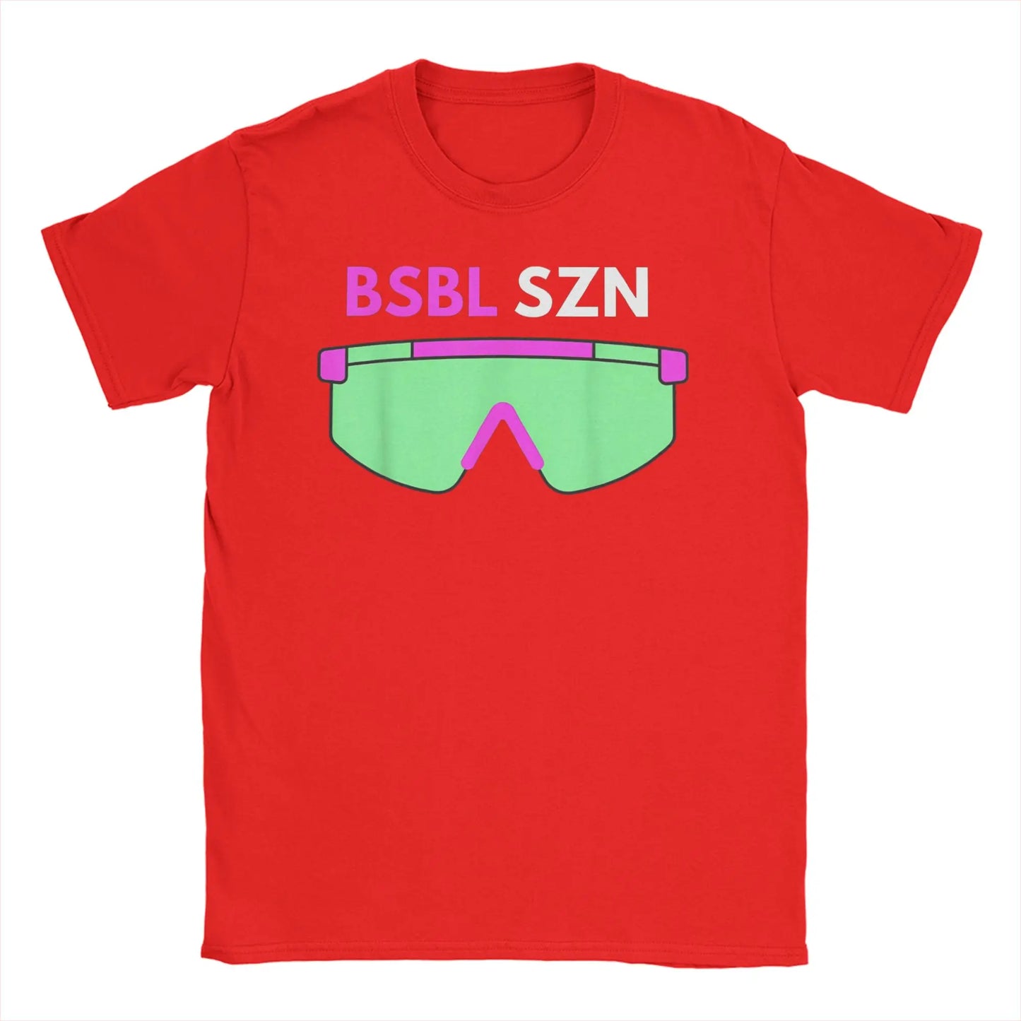 BSBL SZN Baseball Season Boys Girls Youth T Shirts Men Women Pure Cotton T-Shirt O Neck  Tee Shirt Short Sleeve Clothes Printed