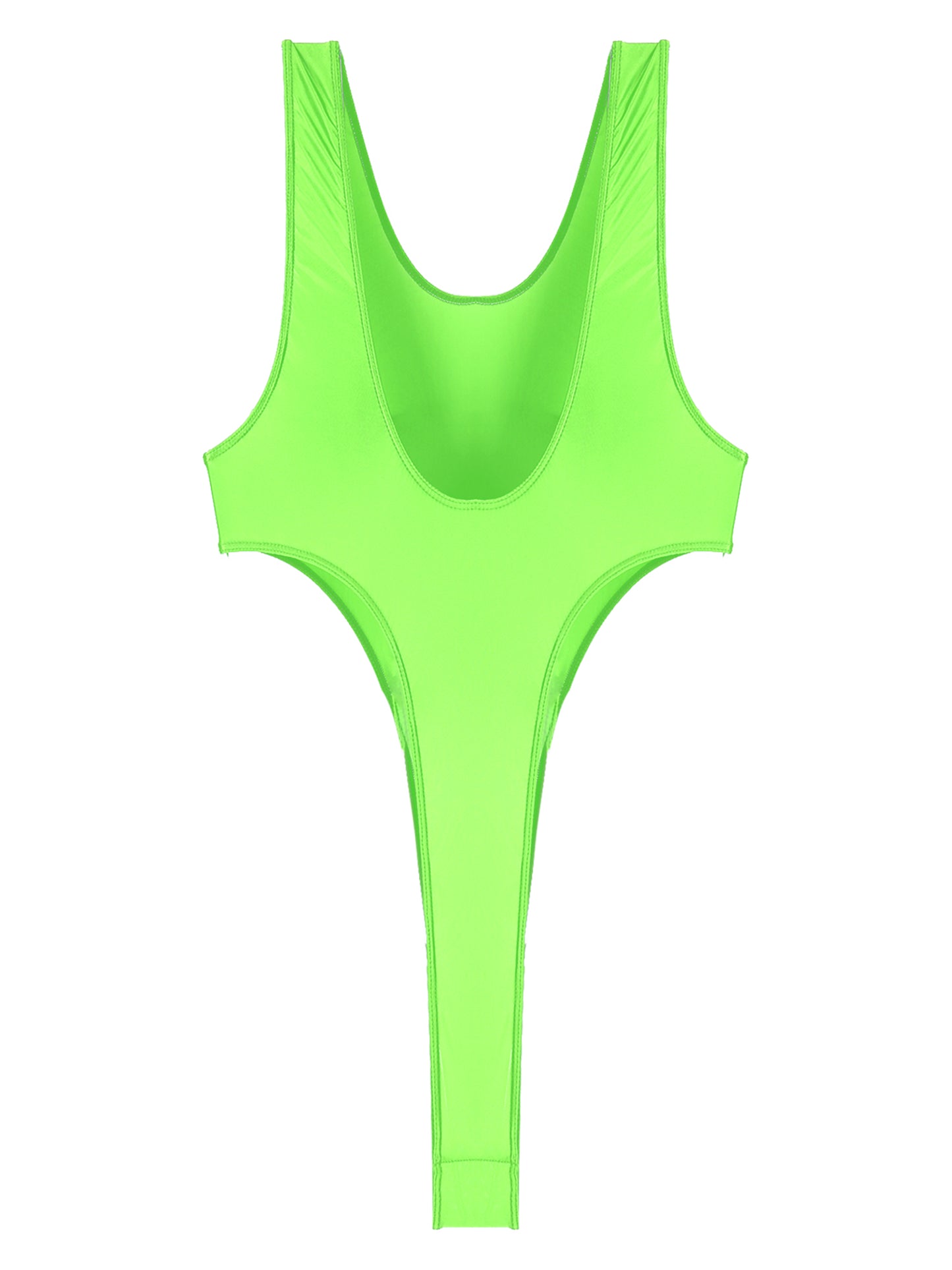 Womens Swimsuit 2022 New Glossy One-piece Swimming Bathing Suit Backless High Cut Bodysuit Sportwear Beachwear Swimwear