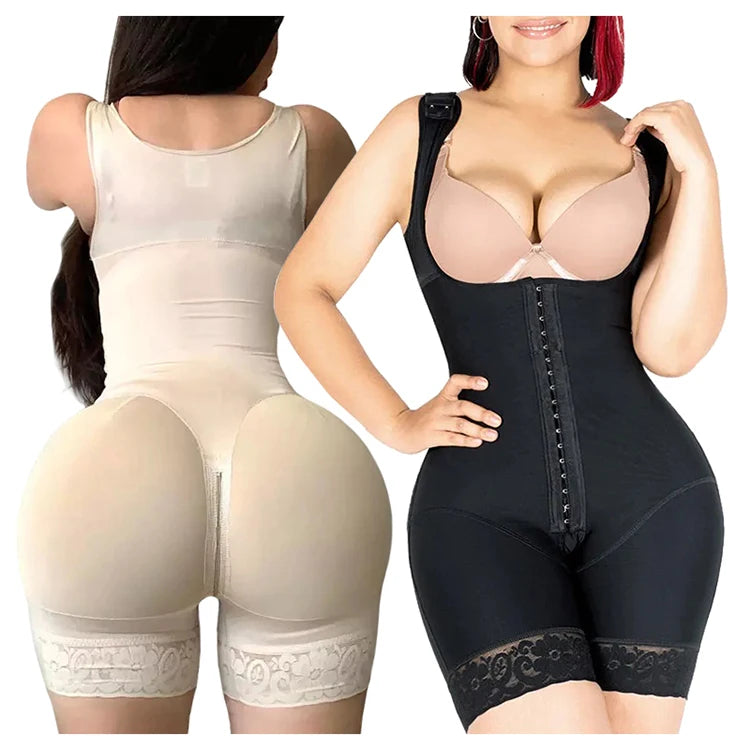 Fajas Reductoras Body Shaper Slimming Sheath Flat Belly Shapewear Tummy Control Bodysuit Postpartum Bodices Girdles Woman Corset