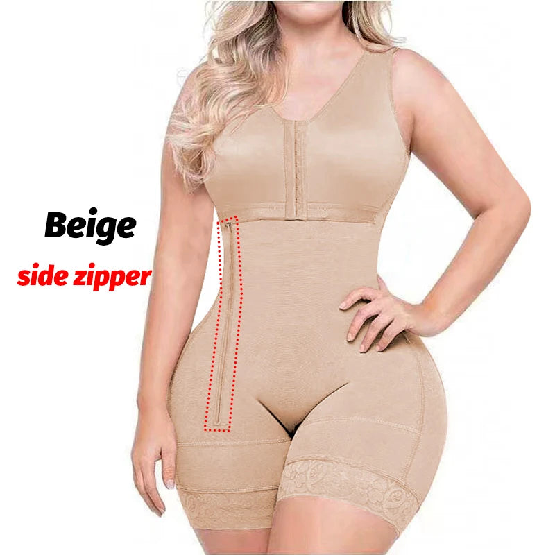 Full Body Corset Bodysuit Carving Shaper Tights Postpartum Girdles Fajas Colombian Sheath Butt Push Up Women Modeling Shapewear