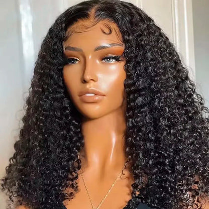 Kinky Curly Human Hair Bob Wig Water Lace Front original Human Hair Wigs For Women PrePlucked Brazilian 13x4 Lace Frontal Wig