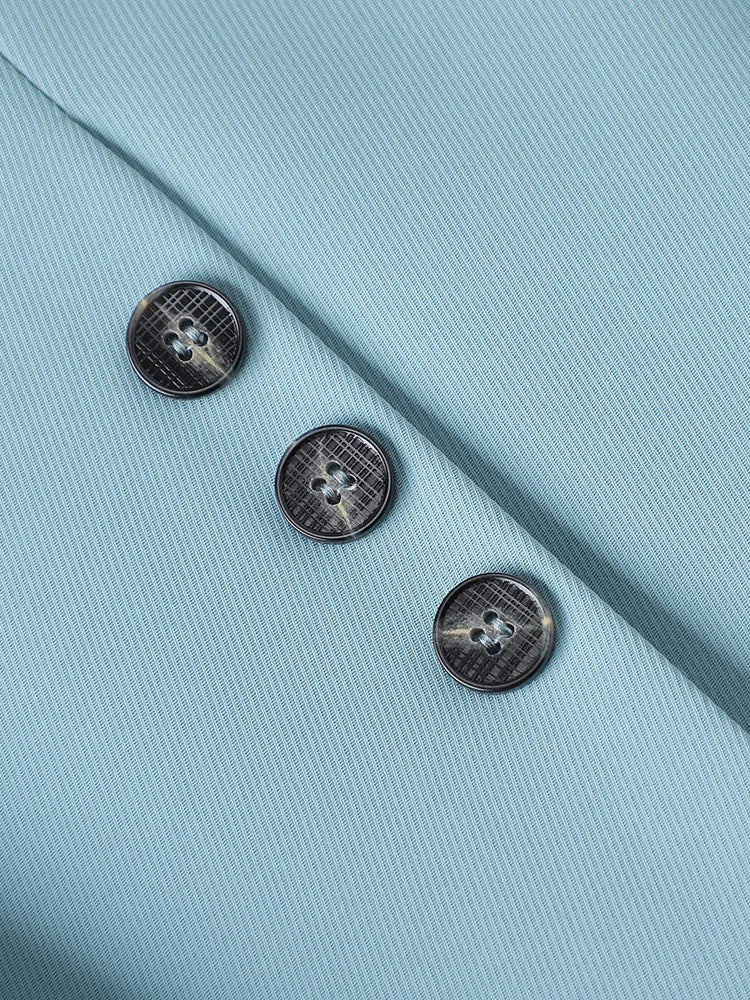 Fashion Women Casual Blazer Ladies Pink Black Blue Coffee Long Sleeve Single Button Female Jacket For Autumn Winter