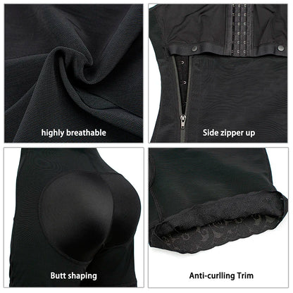 Body Shaper Faja Bodysuit Corset Top Bustier Original Colombian Girdles Modeling Postpartum Slimming Shapewear Women Underwear