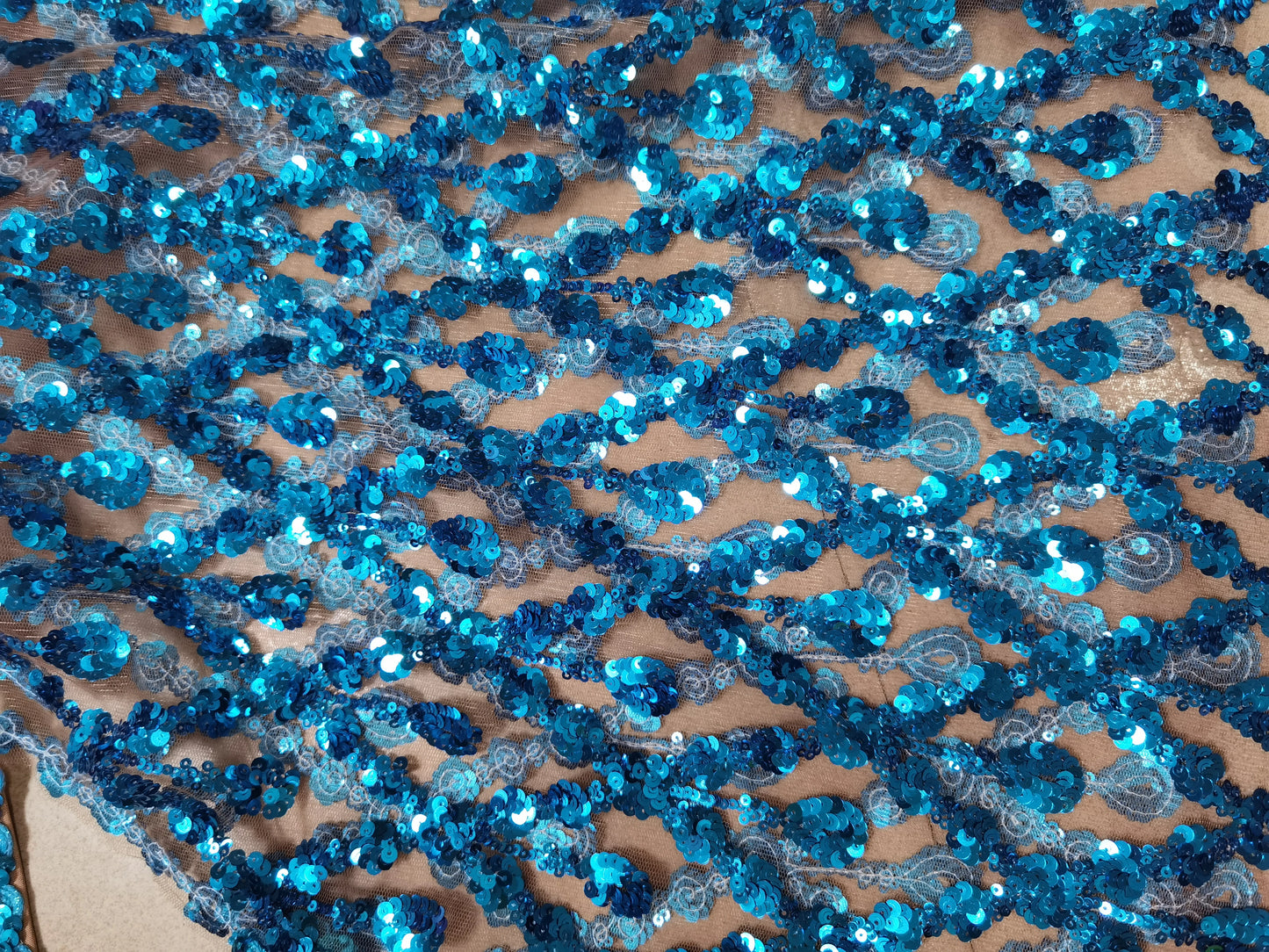 Luxurious Blue Diamond Sparkling Tassel Jazz Dance Performance Clothing Basketball Baby Performance Clothing Cheerleading Short