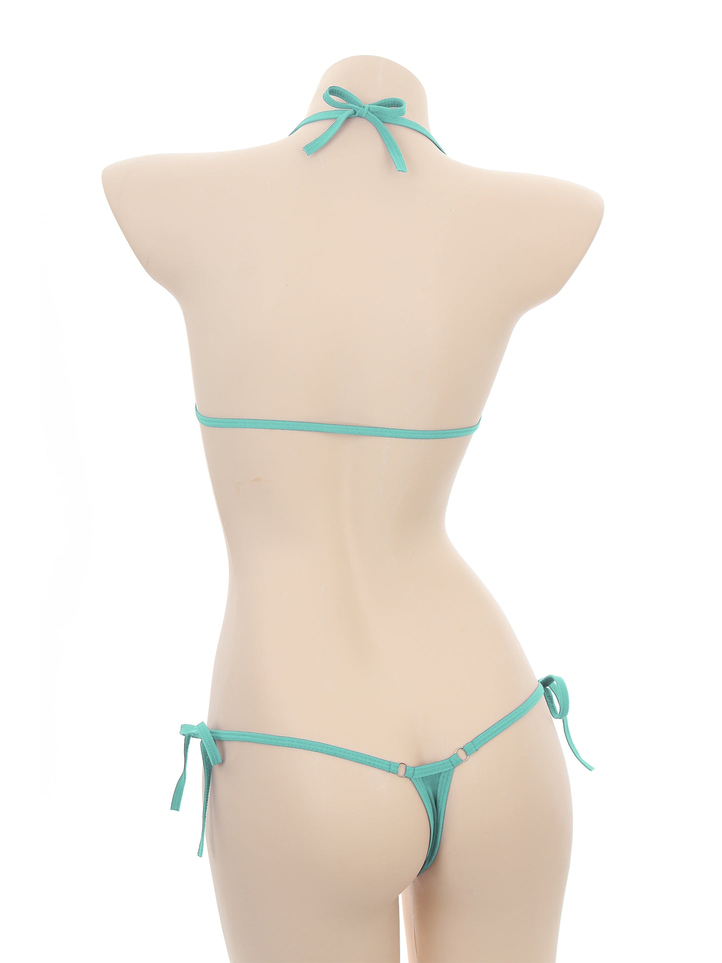 Bikini Swimsuit Outfits for Women Sexy Micro Mini Bikini Set Bandage Bra Thong Two Piece Swimwear Beachwear Bathing Suit Femme