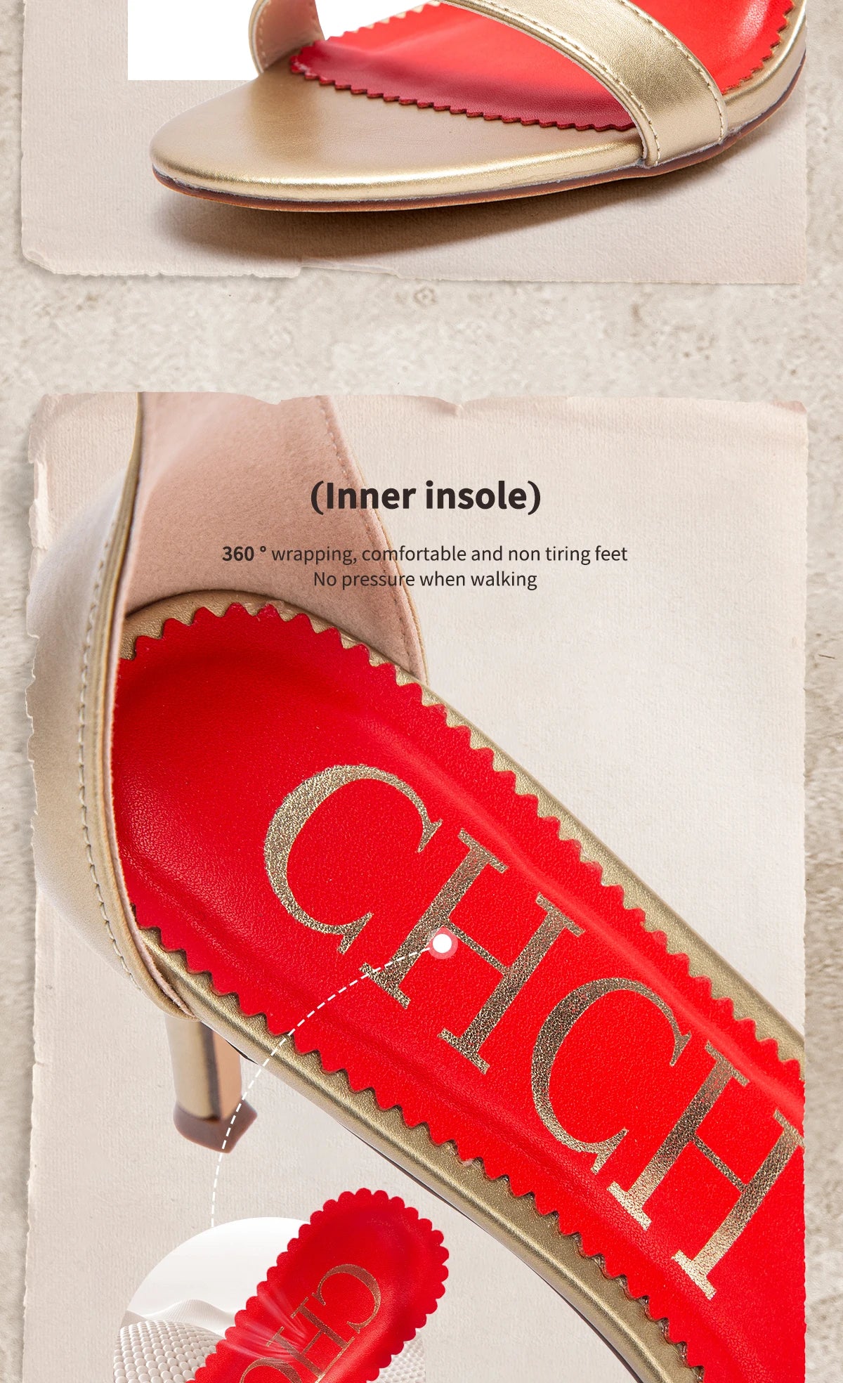 High heel sandals luxury brand 2025 summer new simple design wrap heel Girl