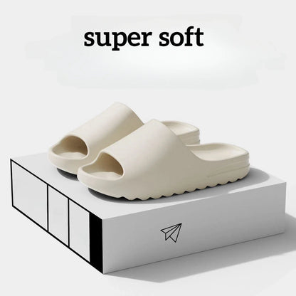 Brand High Quality Super Soft EVA Sole Summer Slippers for Men Bathroom Slippers Home Slides Couple Beach Sandals Male Slipper