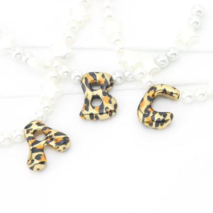 1Pcs Fashion Initial Charms 3D Stainless Steel 26 English Letter Pendant for Alphabet Charm DIY Jewelry Making