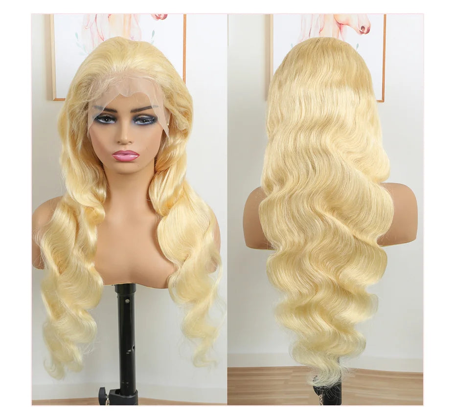 613 Hd 13x4 13x6 360 Lace Frontal Wig Lace Wig Honey Blonde Lace Front Wig Colored Human Hair Brazilian Body Wave Lace Front Wig