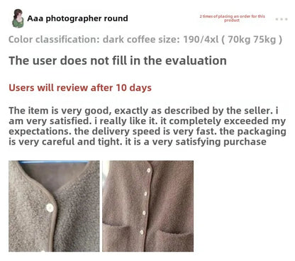 Fashionable Integrated Women's Vest Double Layer Flocking Vest Autumn/Winter Style Jacket Crew Neck Design For All Seasons