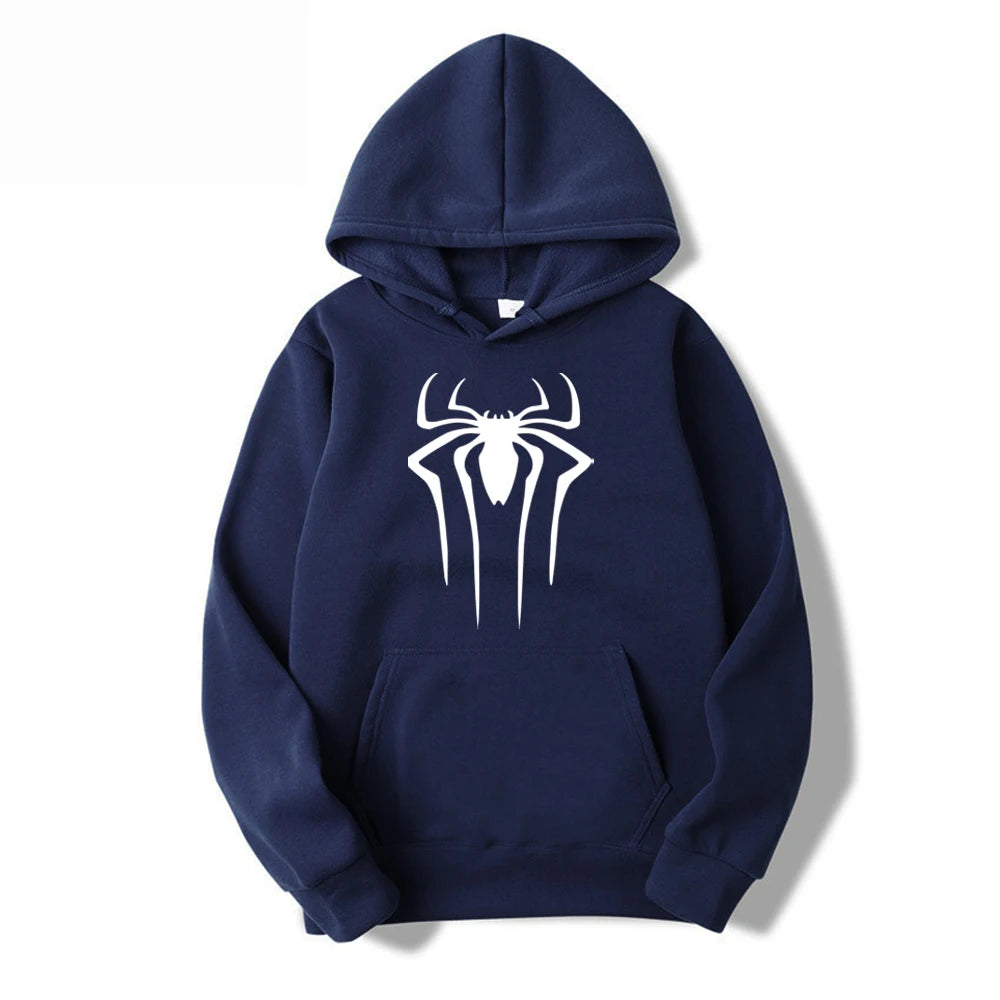 Fashion brand men's hoodie casual hoodie sportswear men's/women's top printed spider hoodie