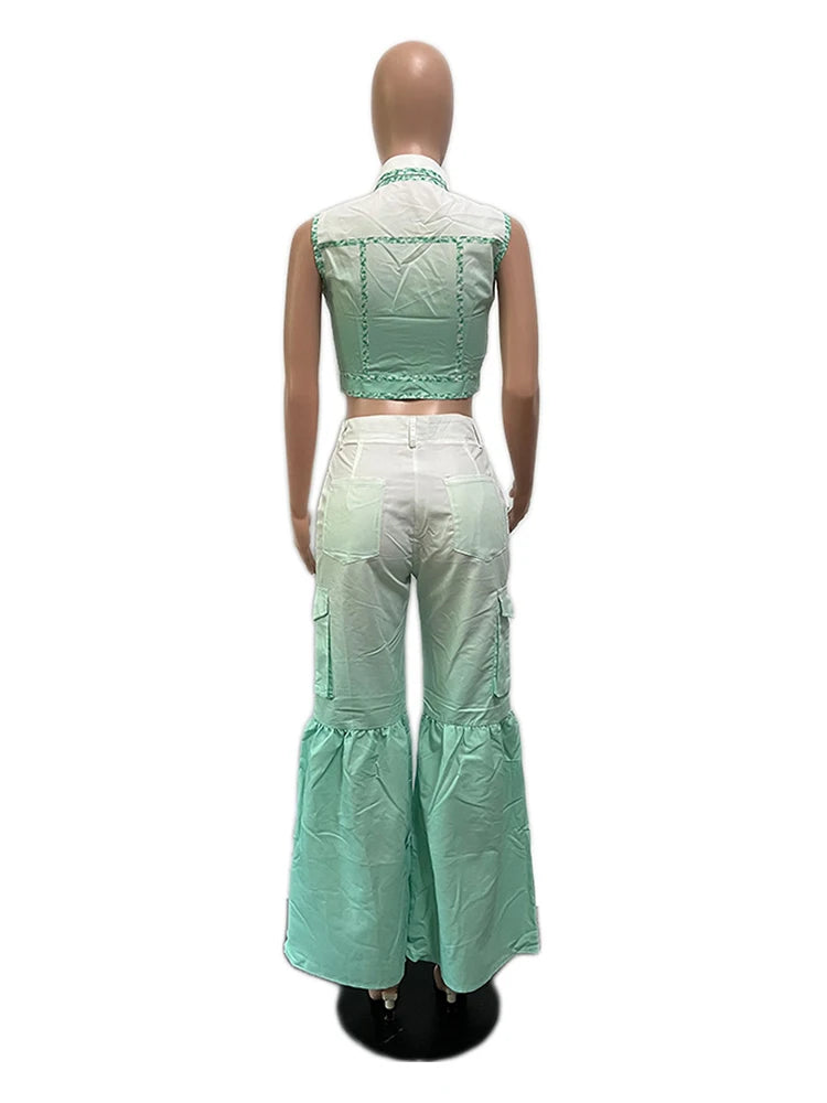 Sets for Women 2 Pieces Summer Outfits Sleeveless Tank Top and Pants Casual Sexy New in Matching Sets Wholesale Dropshipping