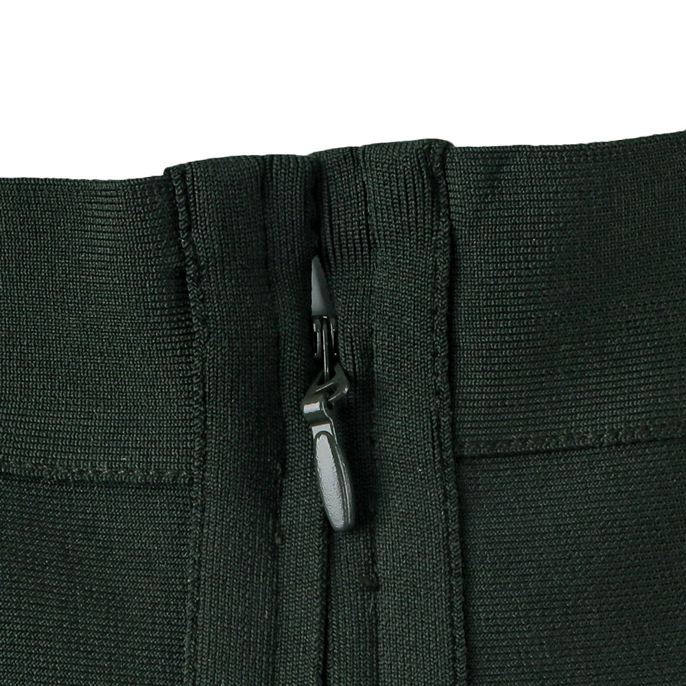 Ladies High Quality Rayon Black Thick Rayon Pencil Bandage Skirt Cute Mini Skirt