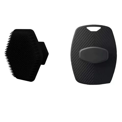 Silicone Cleaning Brush Face Cleansing Scrubber Massager Manual Facial Cleansing Brush Exfoliating Gentle Beard Skin Care Tool
