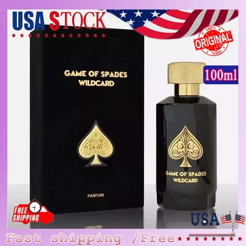 100ml Jo Milano Paris Game of Spades Wildcard Eau De Parfum Spray for Unisex Original Perfume Lasting Floral Pheromones Cologne