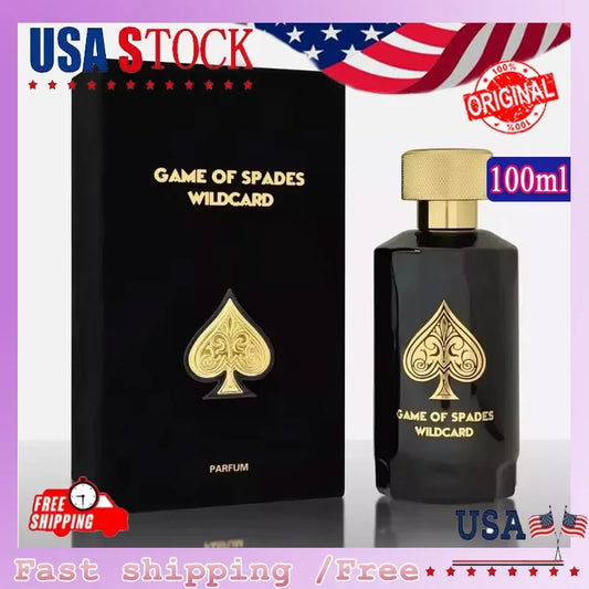100ml Jo Milano Paris Game of Spades Wildcard Eau De Parfum Spray for Unisex Original Perfume Lasting Floral Pheromones Cologne
