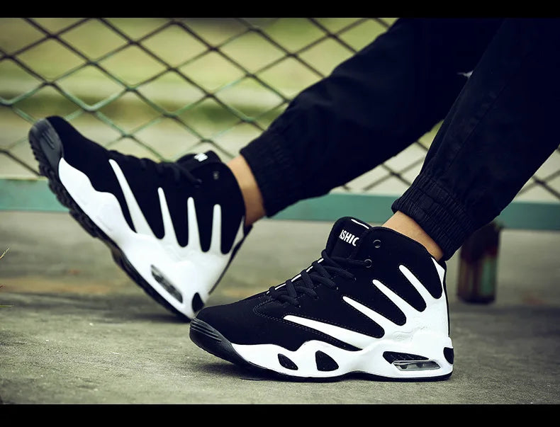 High Top Men Sneakers Fashion Breathable Running Shoes for Men Versatile Basketball Shoes Designer Men Sport Shoes Tenis Hombres