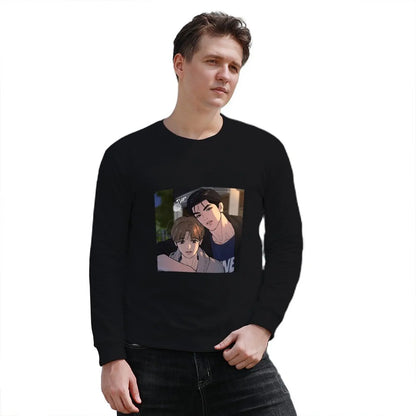 Jae-Kyung with Dan Pullover men's coat autumn new products autumn jacket men tracksuits hoody