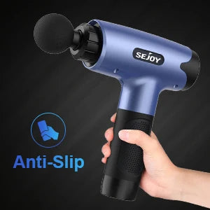 Sejoy WS-028 Fascia Gun Tissue Massager 30 Speeds Lightweight Body Massage with LED Touch Screen 10 Replaceable Massage Heads