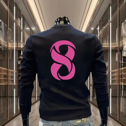 Autumn Men's Cotton Sweatshirt Korean Cool O-neck Long Sleeve Top High Quality Harajuku High Street Men Clothing Streetwear Men