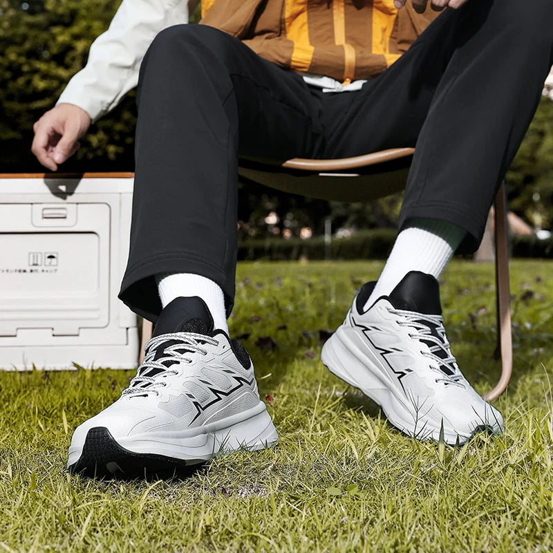 Wide Toe Men Running Sneakers Minimalist Barefoot Shoes Lightweight Breathable Zero Soles Outdoor Man Casual Walking Sport Shoes