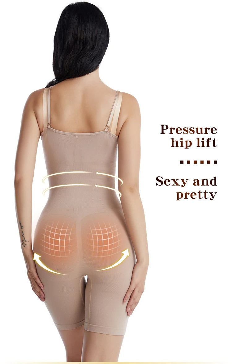 Women Bodysuit Shapewear Tummy Control Full Body Shaper Slimming Sheath Butt Lifter Push Up Thigh Slimmer Abdomen Shapers Corset