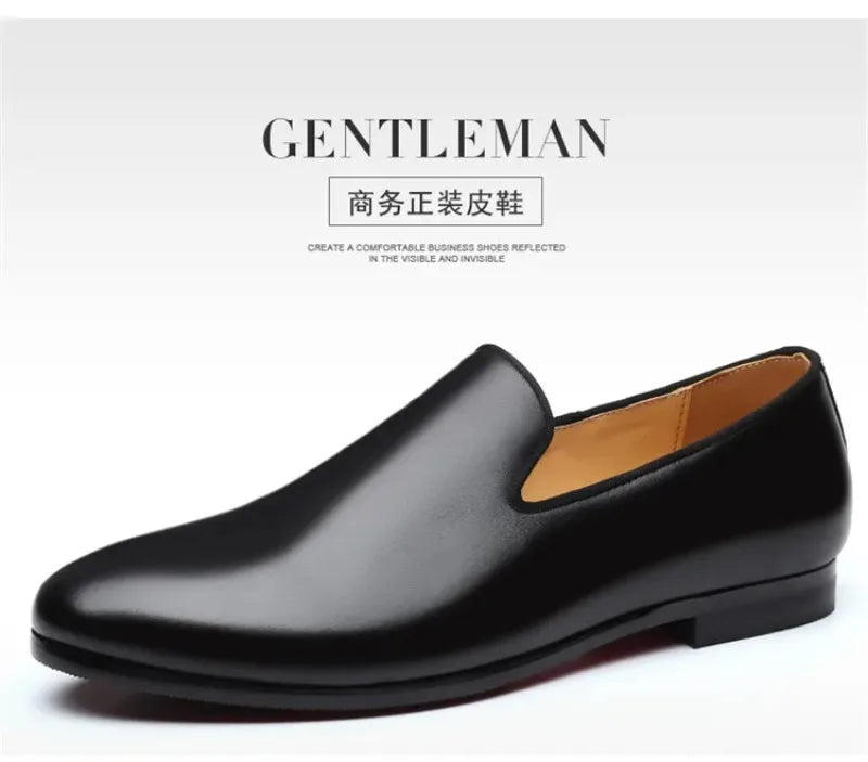 Men's Shoes Luxury Comfortable Dress Shoes Party Wedding Driving Shoes for Men Moccasins Genuine Leather Sneakers Casual Loafers