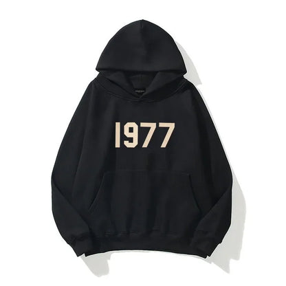 1977 New Fashion Men's and Women's Hoodies Hip Hop Street Brand High Quality Hot Selling Men's and Women's Sports Hoodies