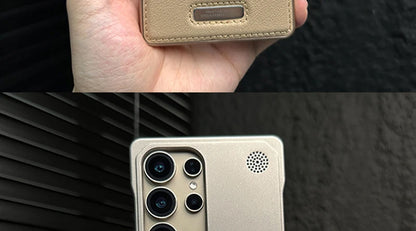 Luxury Leather Frameless Aromatherapy Case for Samsung Galaxy S25 S24 S23 Plus Ultra For Magsafe Magnetic Hybrid Shockproof Capa