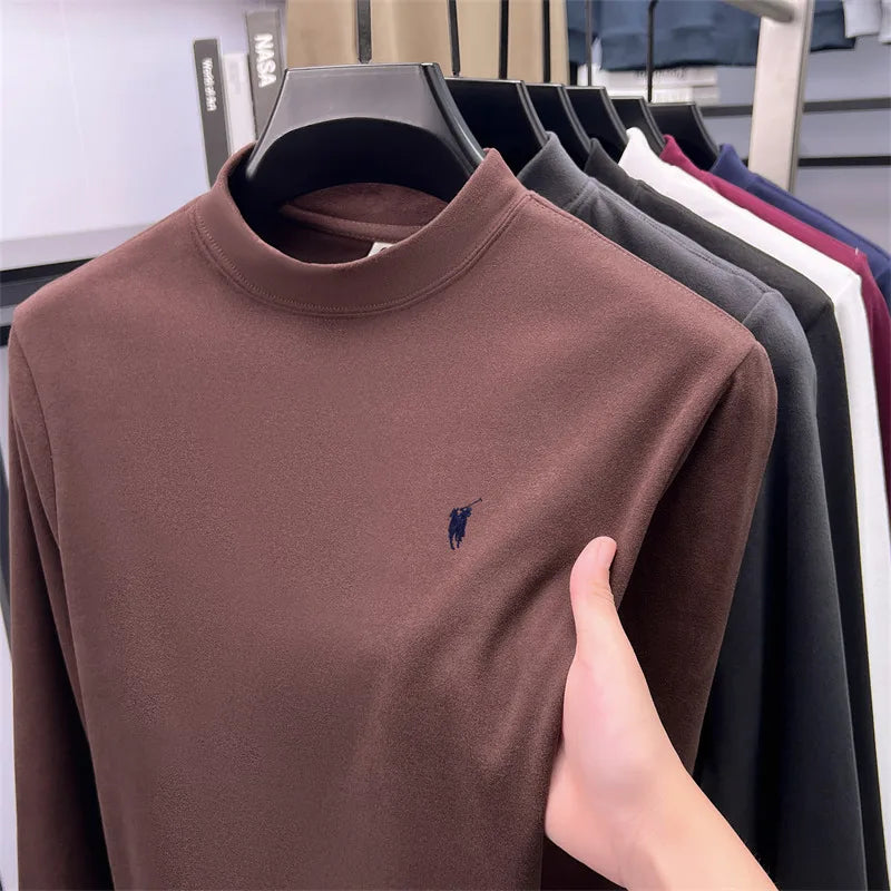Xiaoma logo solid color simple hoodie men's top t-shirt windproof, warm, loose and comfortable