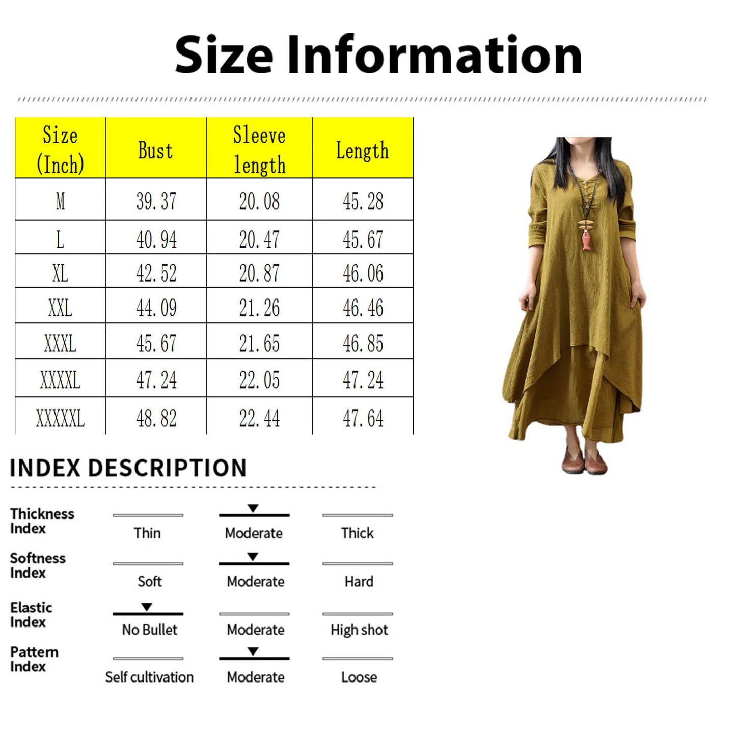 Women Elegant Linen Ginger Dresses Bohemia Layering Vintage Robe Long Sleeve Loose Long Dress Female Autumn Vestidos