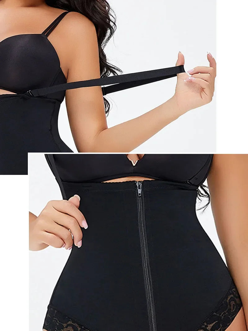 AfuliA Full Body Shaper Fajas Colombianas Reductive Girdles Flat Belly Slimming Belt Waist Trainer Butt Lifter Shapewear Corsets