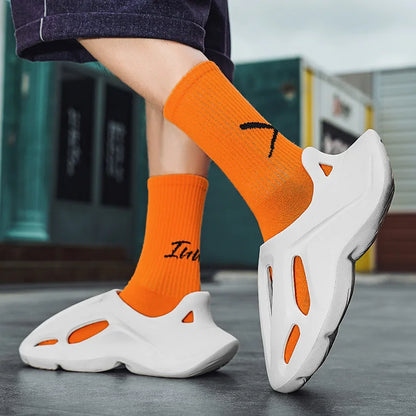 Sandals Mens Slippers Summer EVA Hole Sandals Man Shoes Brand Beach Platform Water Slides Unisex Hollow Sandals Men Casual Shoes