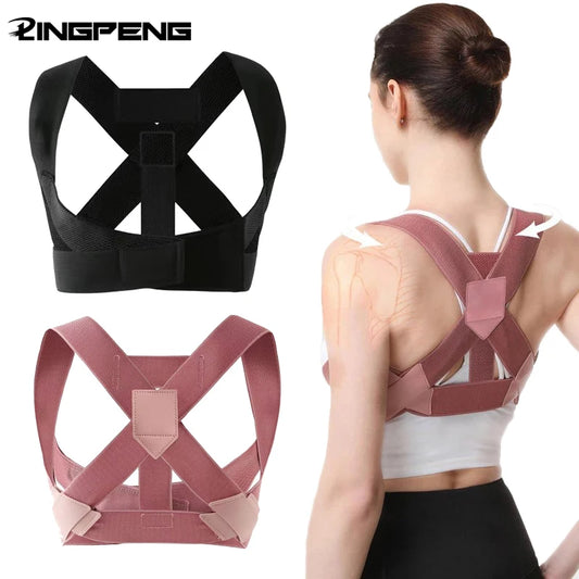 Chest Posture Corrector Invisible Body Shaper Women Adjustable Elastic Back Support Belt Shoulder Brace Body Shaper Corset