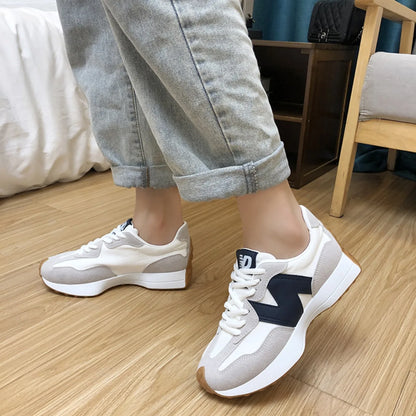 New Women's Causal Sneakers Summer Shoes Woman Fashion Breathable Lace Up Sports Shoes for Women Platform Walking Designer Shoes