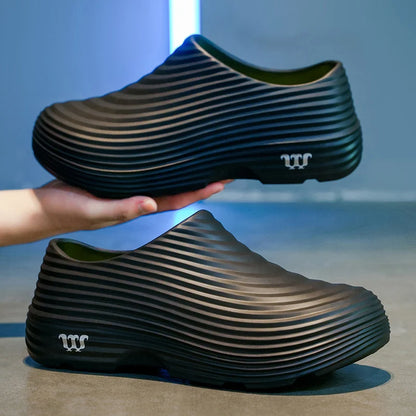 Waterproof Anti-skid Oil Proof Chef Kitchen Shoes Soft Working Footwear Without Steel Cap Clogs Garden Beach Shoes Summer