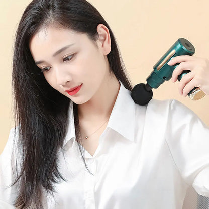Fascia Gun Muscle Massagers Pistol Vibration Penetration Deep Tissue Massage Gun Shock Body Neck Massager Relaxation Treatment