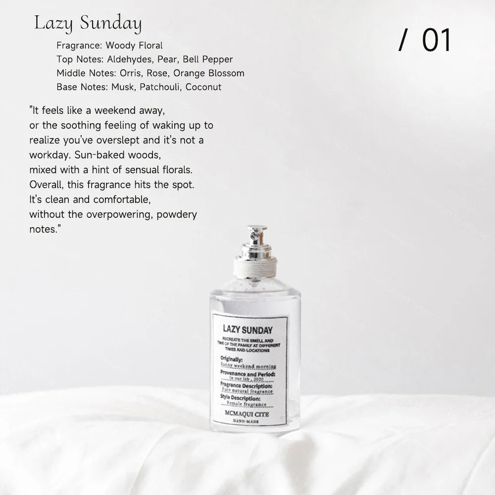 100Ml Original Perfume Long Lasting Light Woody Luxury Fragrance for Daily Eau De Parfum Spray Cologne Fragrance Women Men