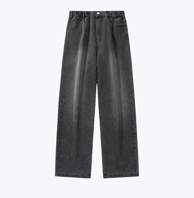 2025ss Autumn 190cm Big Tall Men Stretch Pants Extra Long Length 115cm Pants Large Size Straight-leg Jeans Sports Leisure Clothi