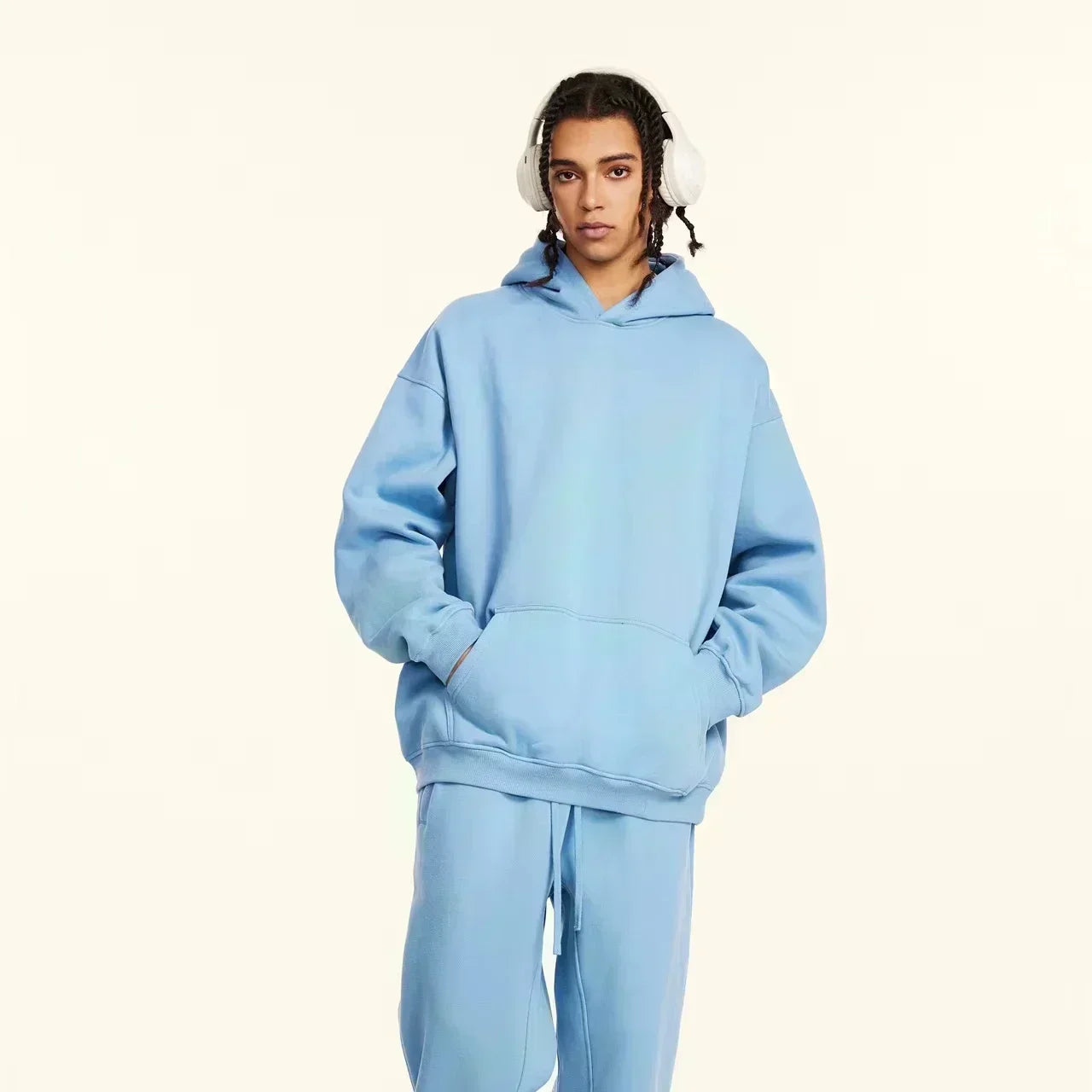 Men's Hoodie Autumn Winter High Grade Warm Sweatshirt Male Daily Casual Fashion Pullover Outdoor Gym Fitness Sporty Hooded Coats