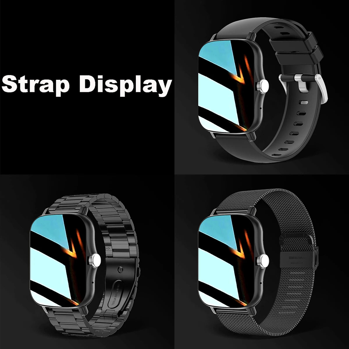 1.83'' Waterproof Smart Watch with Message Answer Call Sleep Monitoring Sports Pedometer Information Alerts For iPhone Android