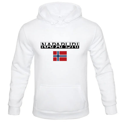 New Men's Fashion Brand Printed Hoodie Sportswear Multi functional Sports and Leisure Loose Hoodie Fashionable and Comfortable