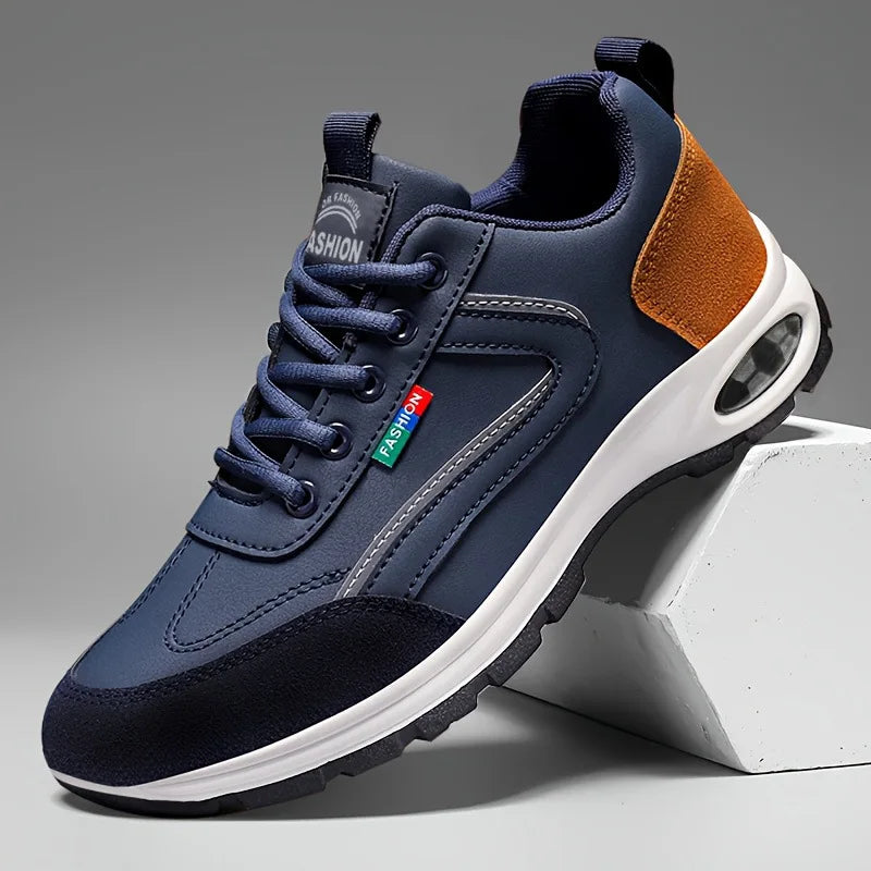 New Men's Work Shoes Comfortable Outdoor Breathable Platform Shoes Gym Exercise Lightweight Anti Slip Hiking Climbing Man Shoes