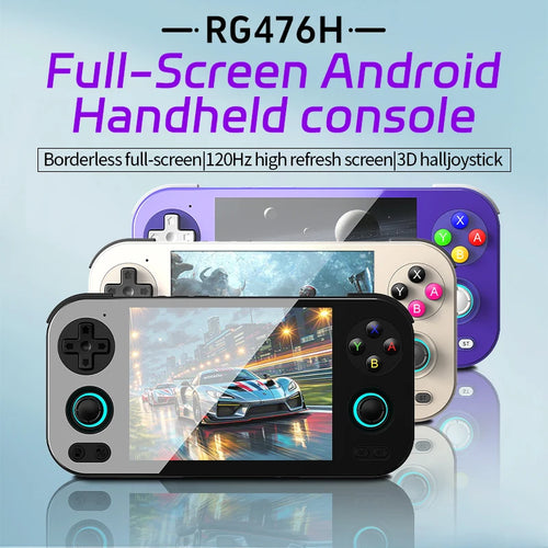 ANBERNIC RG 476H Android Handheld Game Console 4.7"HD Multi-touch Full Screen Hall Triggers Wifi Retro Video Games Player RG476H