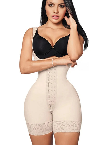 Original Women's Colombian Postpartum Sash Reducers Corset High Girdle For Post-Surgical Use Slimming Sheath Tummy Shapewear